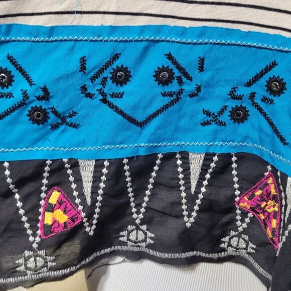 Free People Ivory North South Tank Top Embroidered  Womens Small - Picture 8 of 10